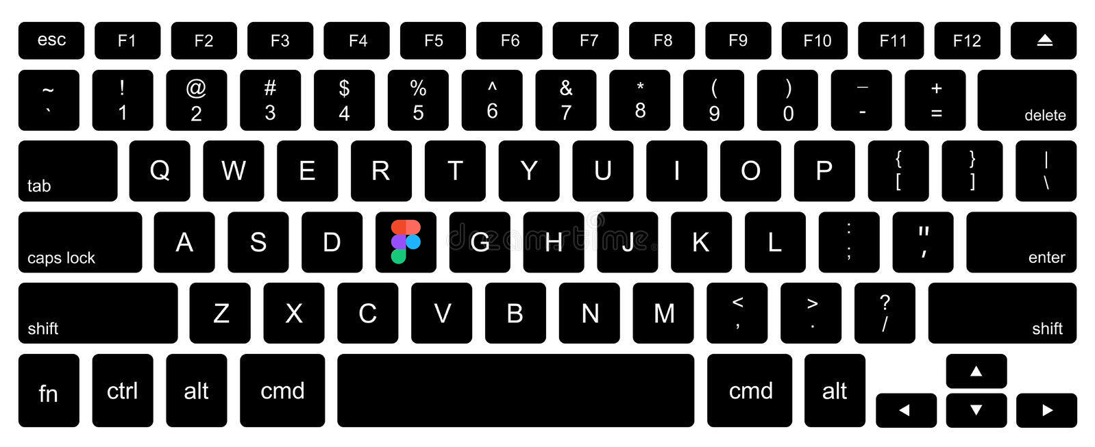 laptop keyboard layout printable